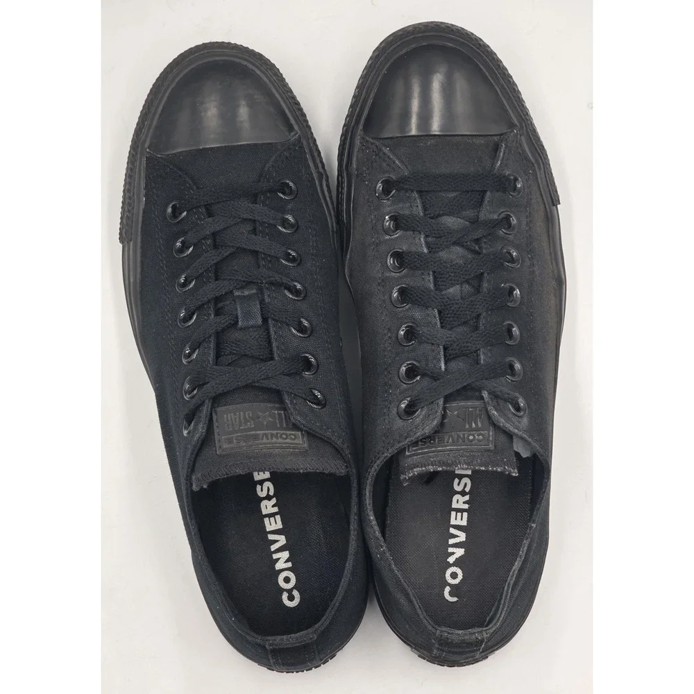 Converse Chuck Taylor All Star Low Triple Black M5039 Men's 9 Women's 11
